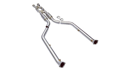 IRL E9x Double X Pipe