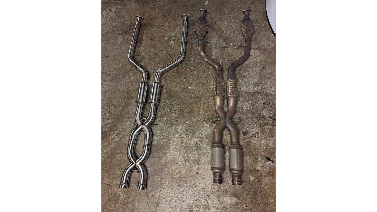 IRL E9x Double X Pipe