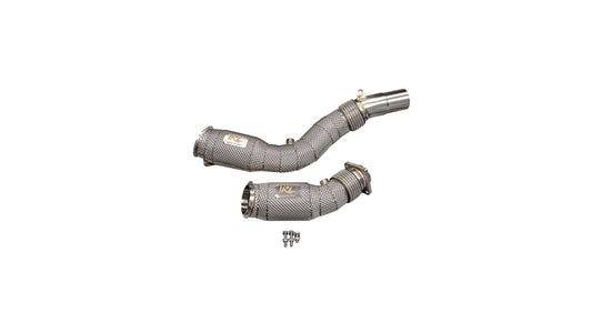 IRL F8X MaxFlow Resonated Downpipes