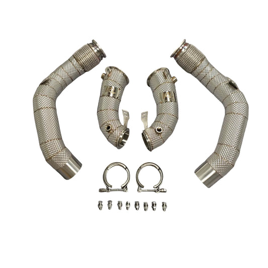IRL F90 M5 M8 Maxflow Race Downpipes