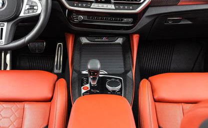 Indiv F97 X3M / F98 X4M LCI Carbon Center Console Trim - LHD-Interior-Silicon Valley Bimmer