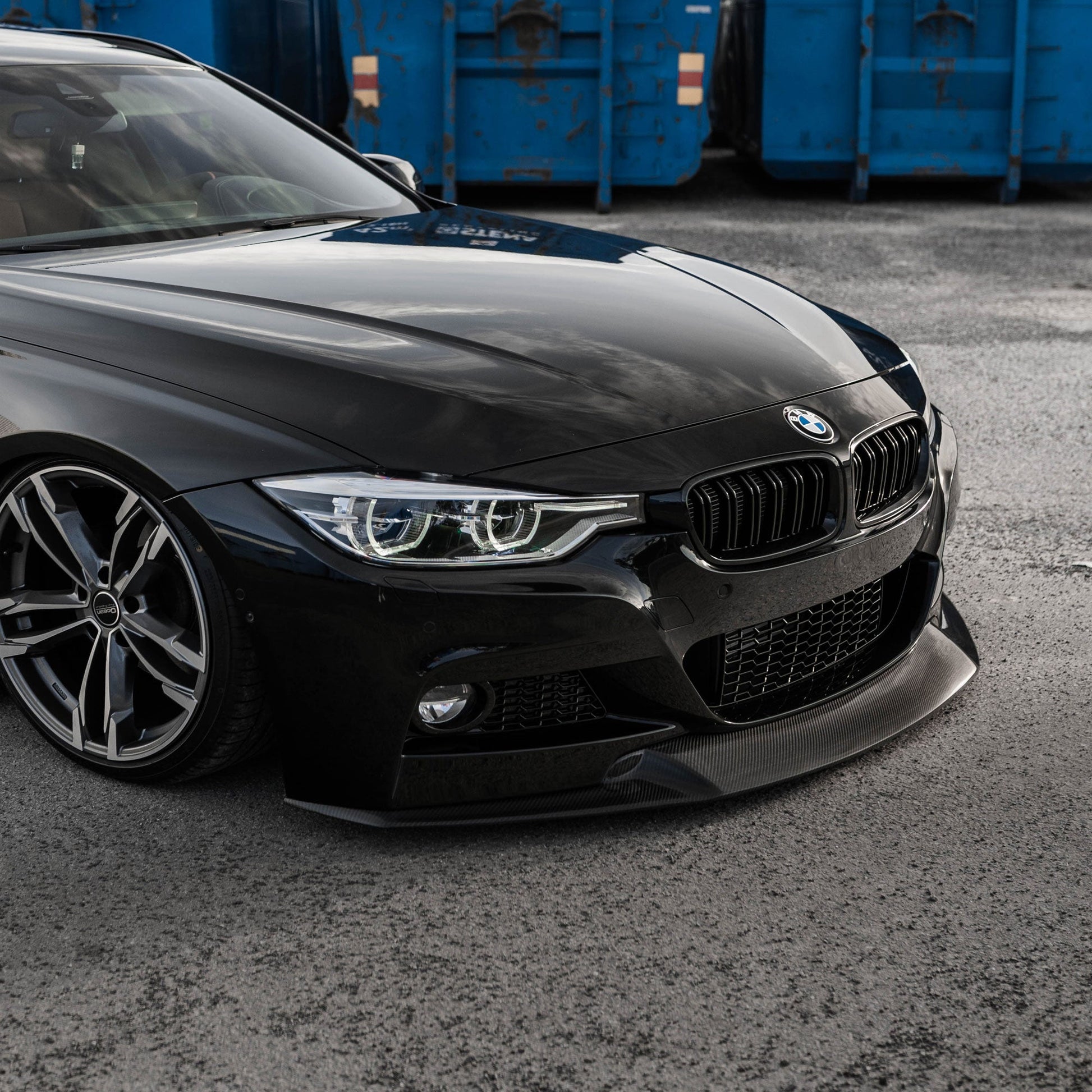 JHP F30 Carbon Fiber Front Lip-Exterior-Silicon Valley Bimmer