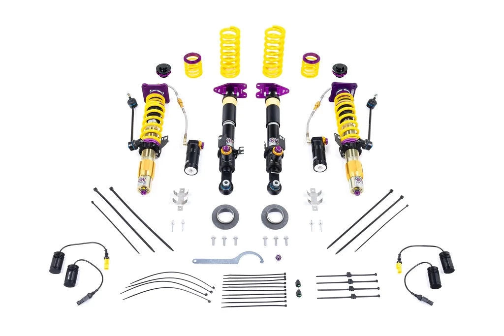 KW Suspensions G8X M2 / M3 / M4 RWD Coilover with EDC Cancellation Kit - V4 Clubsport 3-Way-Suspension-Silicon Valley Bimmer
