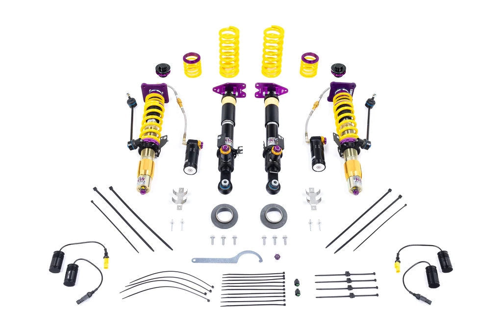 KW Suspensions G8X M3 / M4 AWD Coilover with EDC Cancellation Kit - V4 Clubsport 3-Way-Suspension-Silicon Valley Bimmer