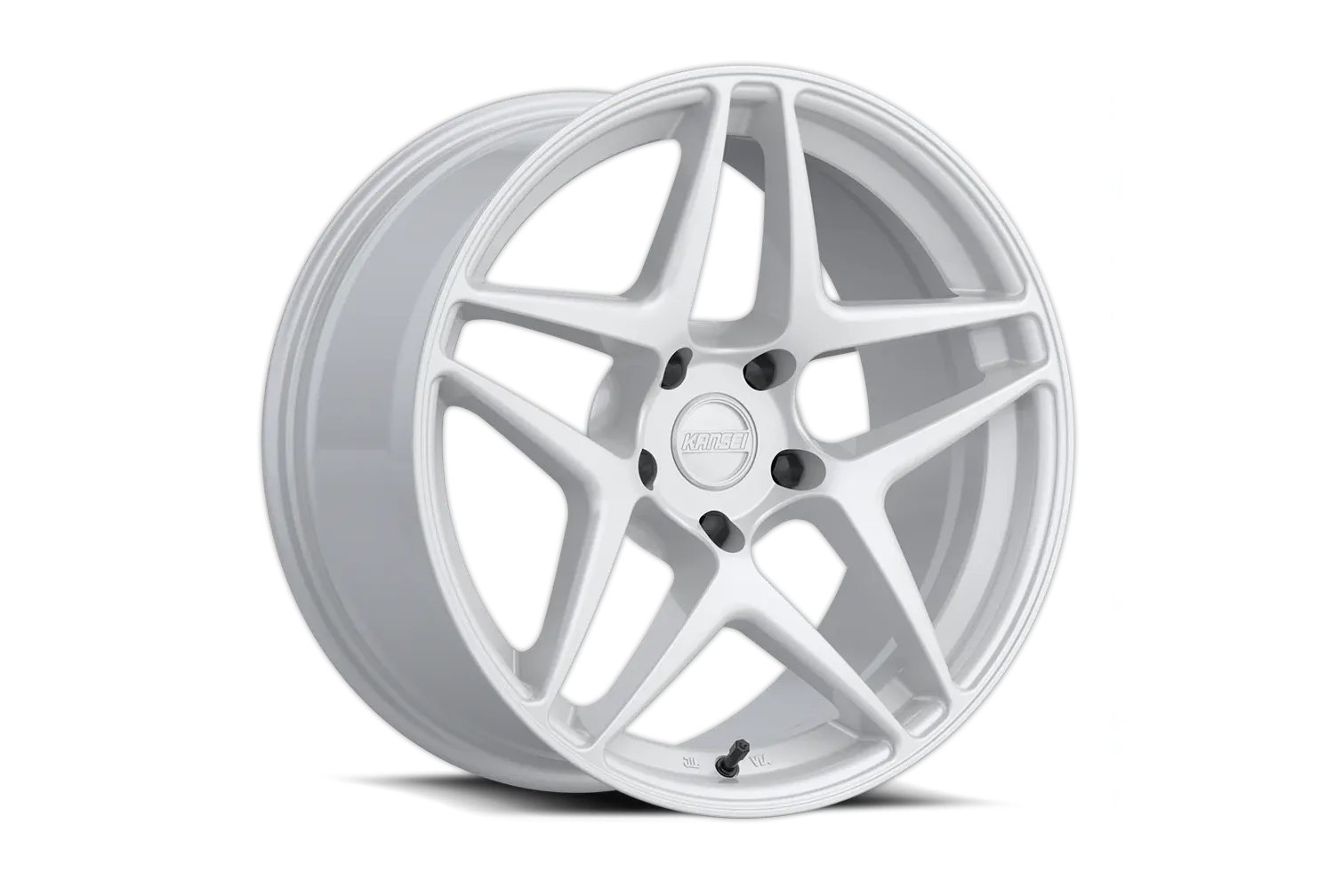 Kansei Wheels Astro - Gloss White-Wheels-Silicon Valley Bimmer