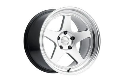 Kansei Wheels KNP - Hyper Silver With Bright Machined Lip-Wheels-Silicon Valley Bimmer