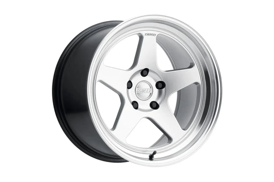 Kansei Wheels KNP - Hyper Silver With Bright Machined Lip-Wheels-Silicon Valley Bimmer