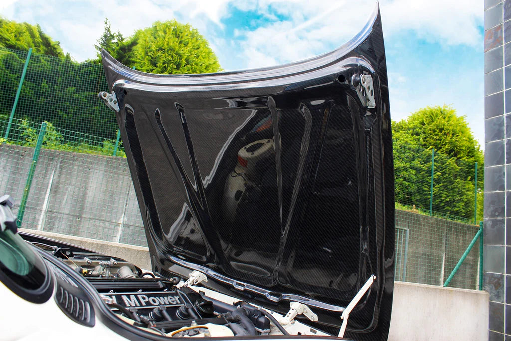 Karbonius E30 3-Series Carbon Hood-Exterior-Silicon Valley Bimmer