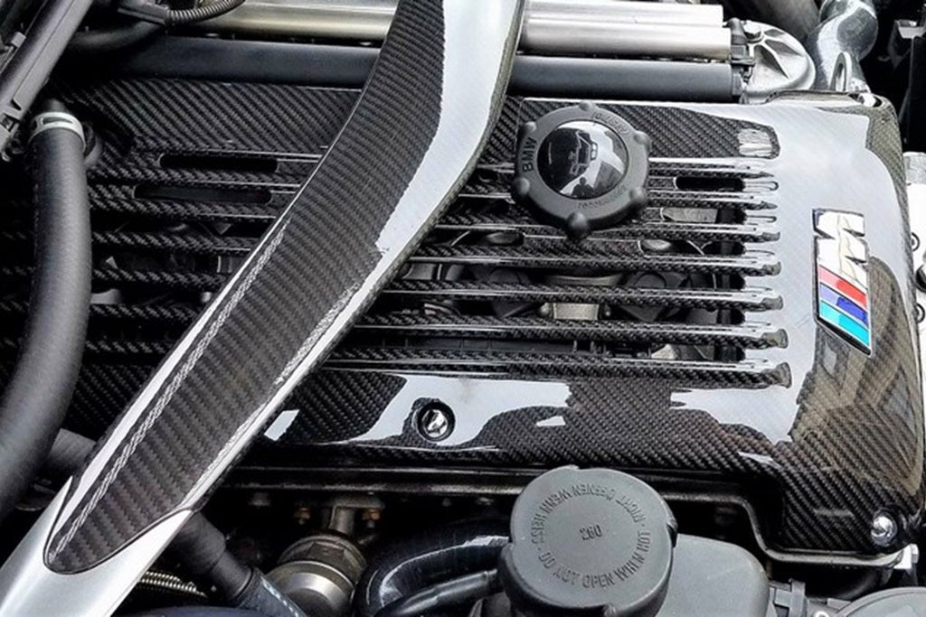 Karbonius E46 M3 S54 Carbon Engine Cover - Vented-Performance-Silicon Valley Bimmer