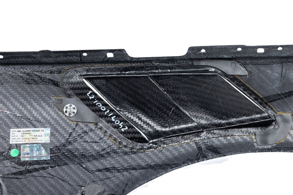 Karbonius G80 M3 Carbon Vented Front Fender Set-Exterior-Silicon Valley Bimmer