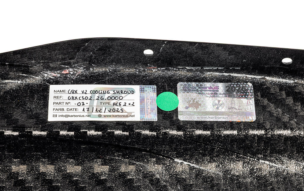 Karbonius G8X M2 / M3 / M4 CSL Carbon Cooling Shroud Cover-Exterior-Silicon Valley Bimmer