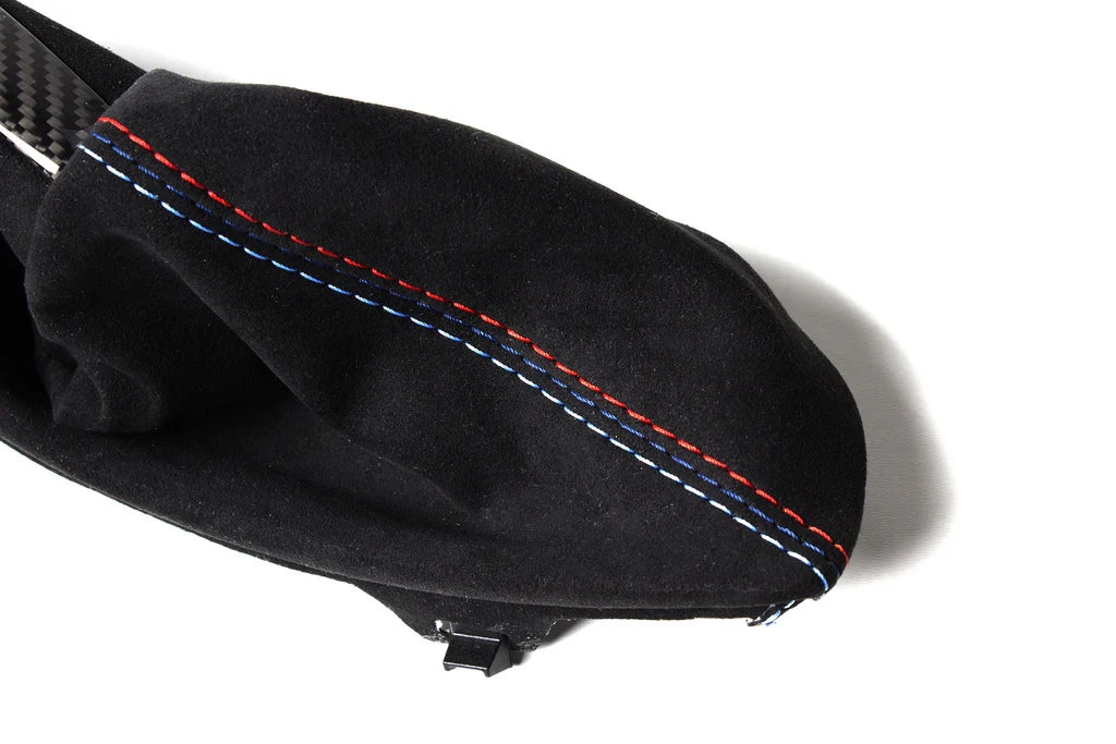 M Performance Carbon Fiber Parking Brake Handle and Alcantara Boot for F80 M3 F82 M4-Interior-Silicon Valley Bimmer