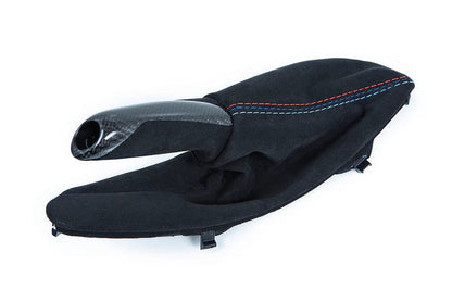 M Performance Carbon Fiber Parking Brake Handle and Alcantara Boot for F80 M3 F82 M4-Interior-Silicon Valley Bimmer