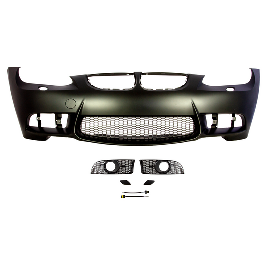 M3 Designed E92 Fog Front Bumper-Exterior-Silicon Valley Bimmer