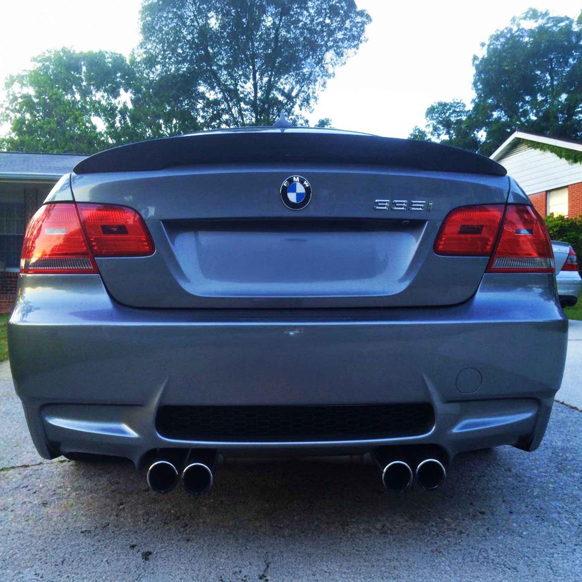 M3 Designed E92 Rear Bumper Quad Exit-Exterior-Silicon Valley Bimmer