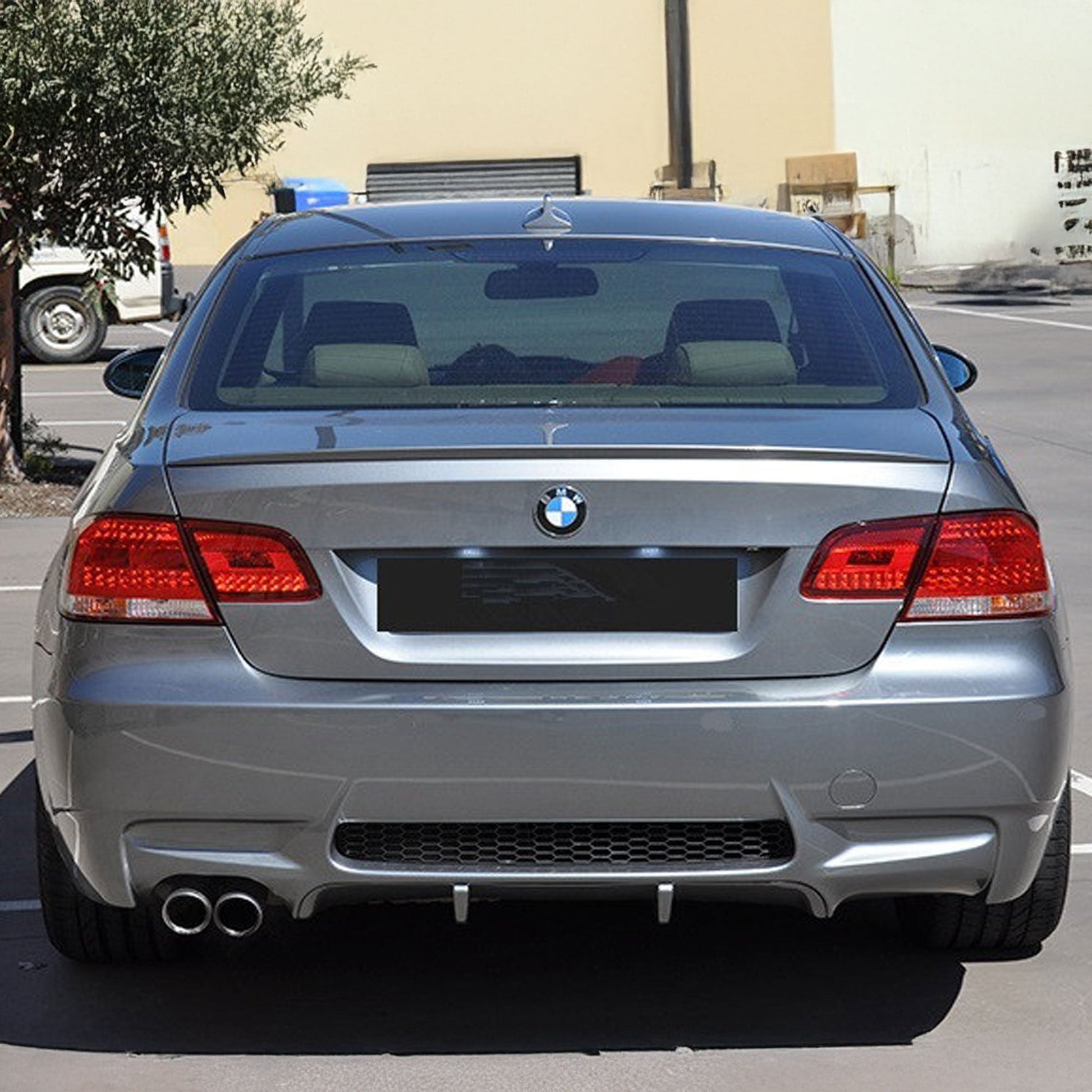 M3 Designed E92 Rear Bumper Single Exit-Exterior-Silicon Valley Bimmer