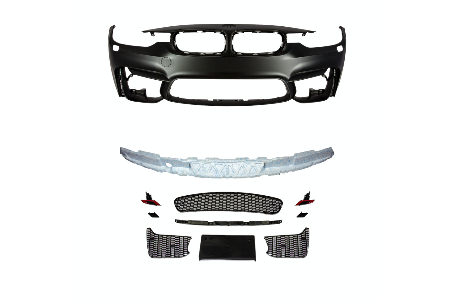 M3 Designed F30 Air Front Bumper-Exterior-Silicon Valley Bimmer