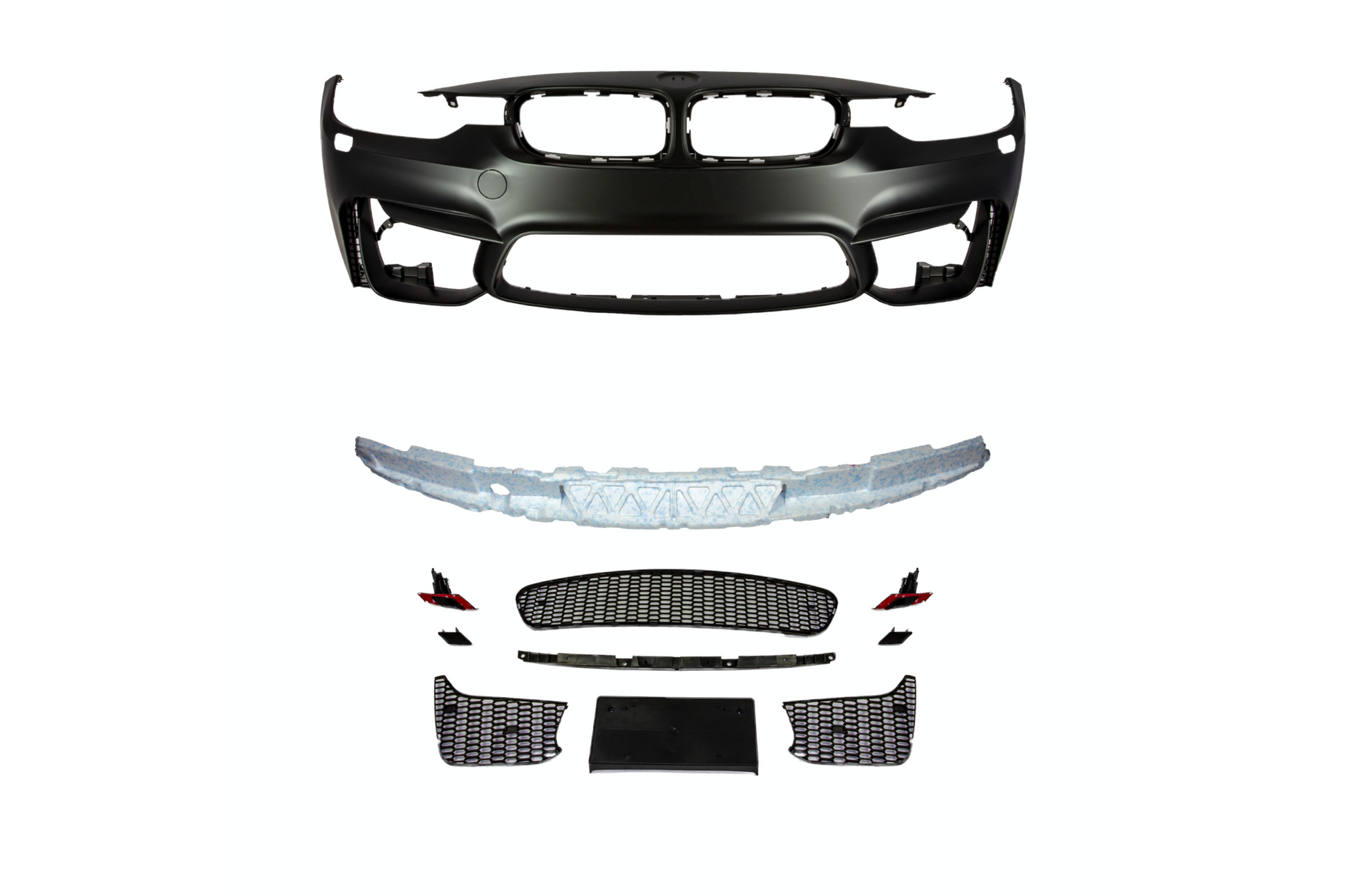 M3 Designed F30 Air Front Bumper-Exterior-Silicon Valley Bimmer