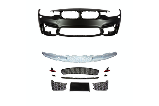 M3 Designed F30 Air Front Bumper-Exterior-Silicon Valley Bimmer
