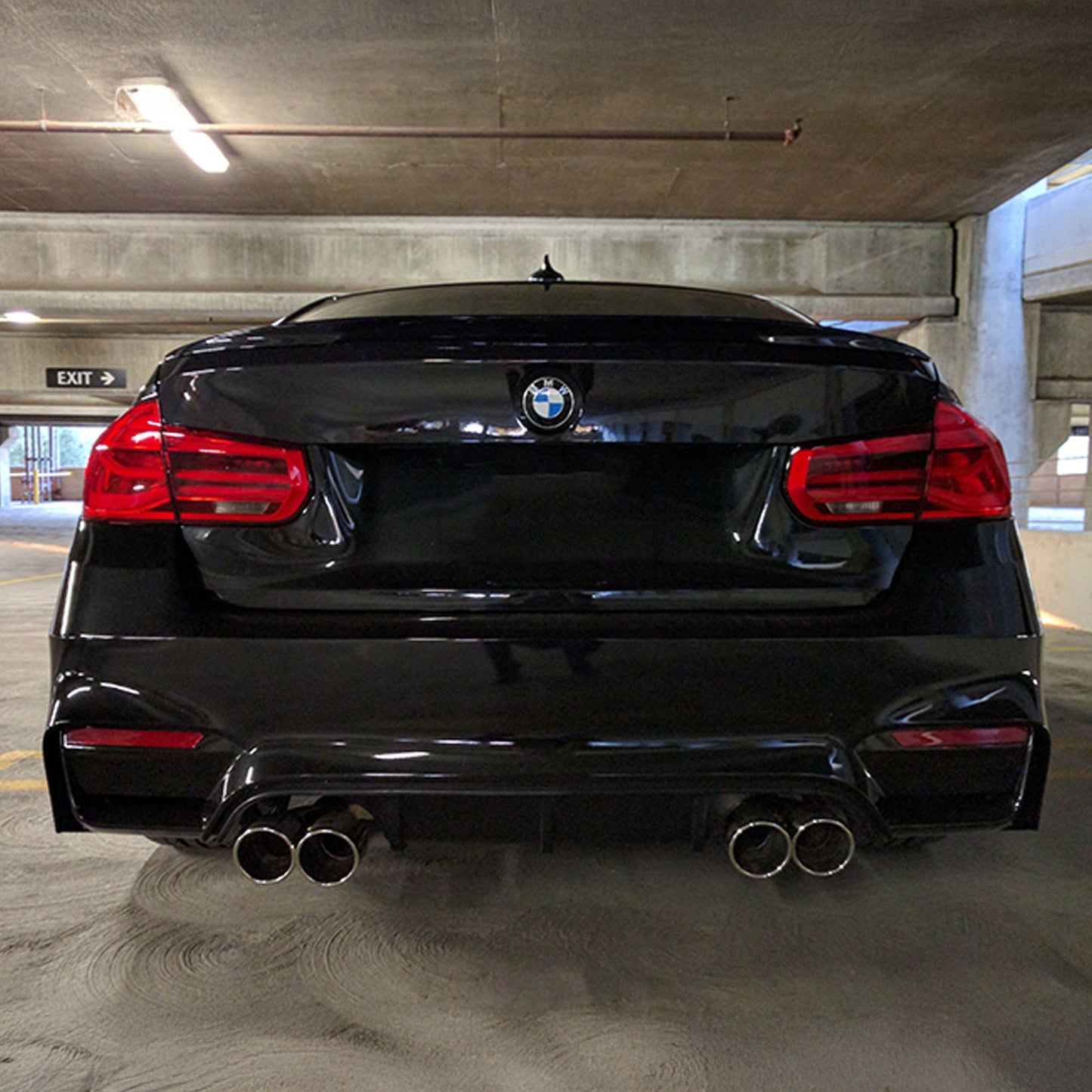 M3 Designed F30 Rear Bumper-Exterior-Silicon Valley Bimmer