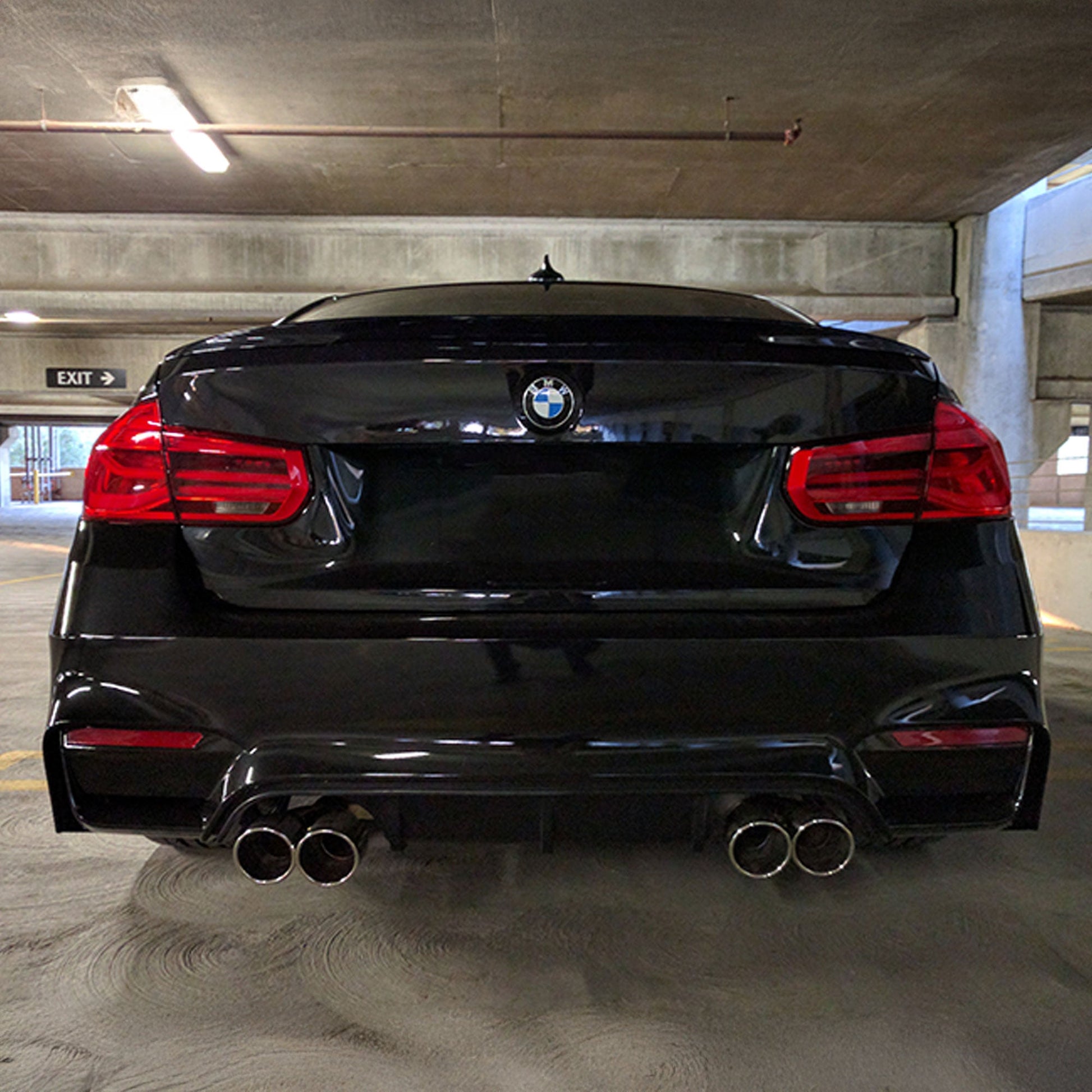 M3 Designed F30 Rear Bumper-Exterior-Silicon Valley Bimmer