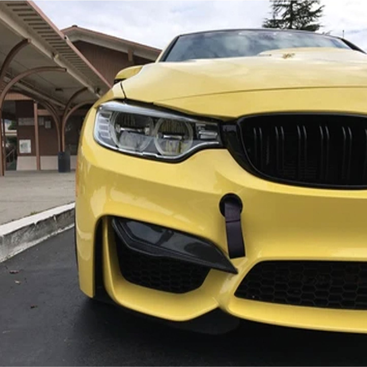 M4 Designed Bumper Suvneer Motorsports™ Carbon Fiber Fangs-Exterior-Silicon Valley Bimmer
