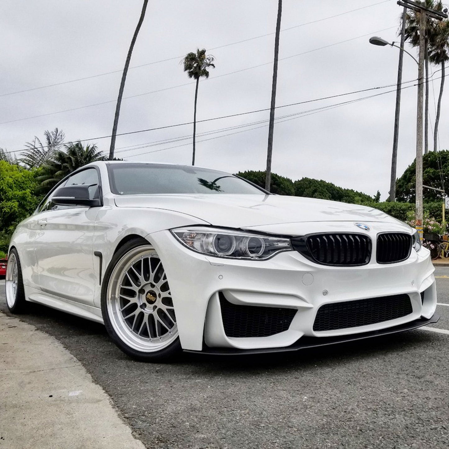 M4 Designed F32 Air Front Bumper-Exterior-Silicon Valley Bimmer