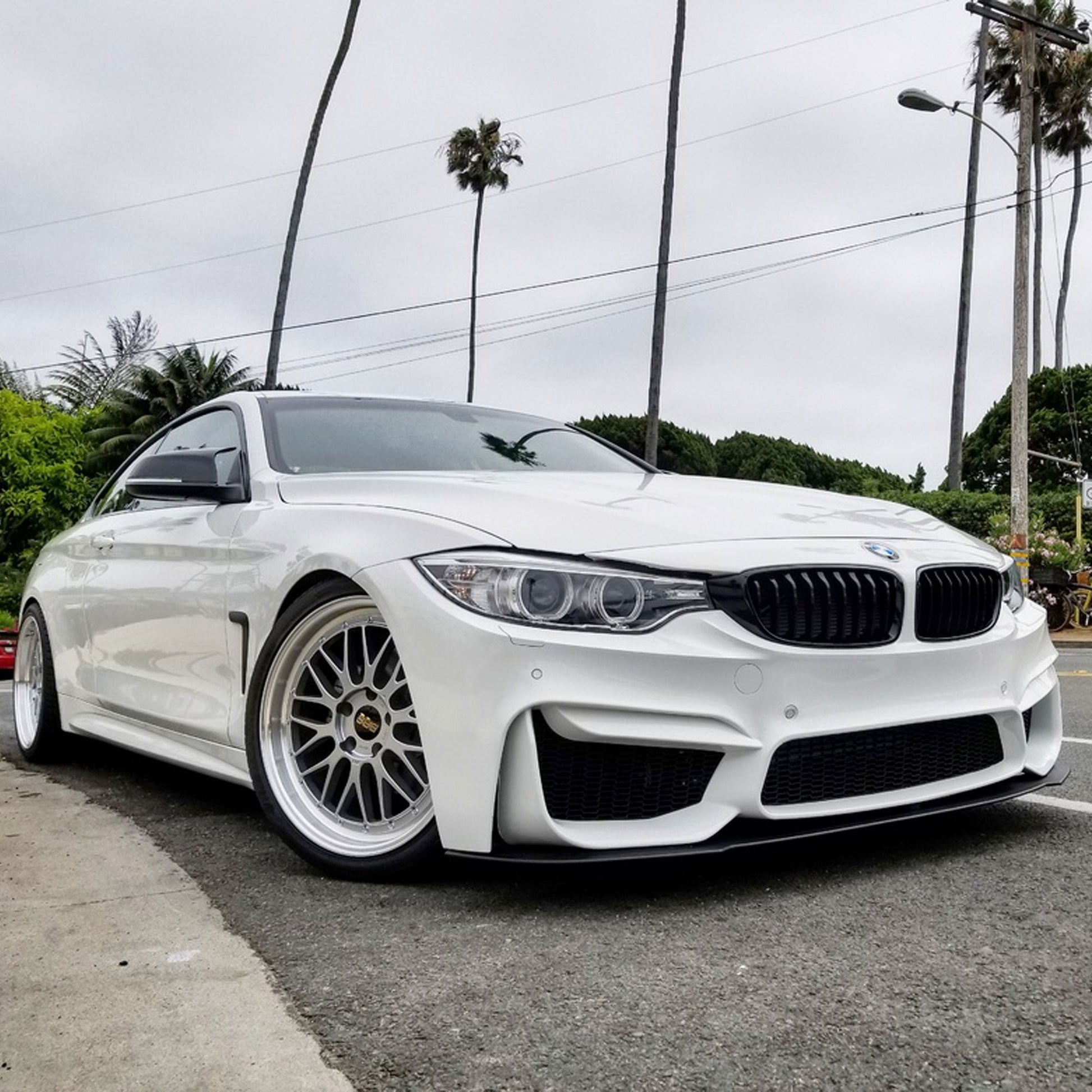 M4 Designed F32 Air Front Bumper-Exterior-Silicon Valley Bimmer