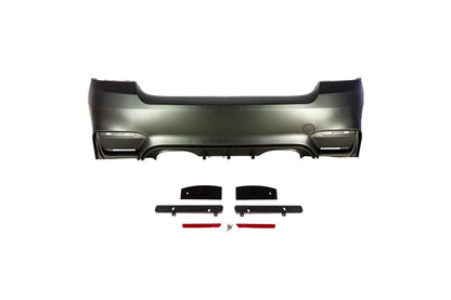 M4 Designed F32 Rear Bumper-Exterior-Silicon Valley Bimmer