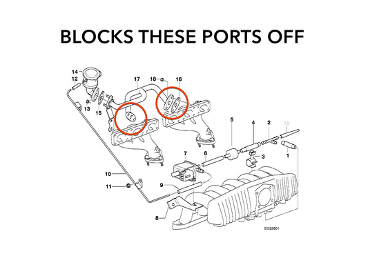 M52/S52 Egr Block Off Plates-Performance-Silicon Valley Bimmer