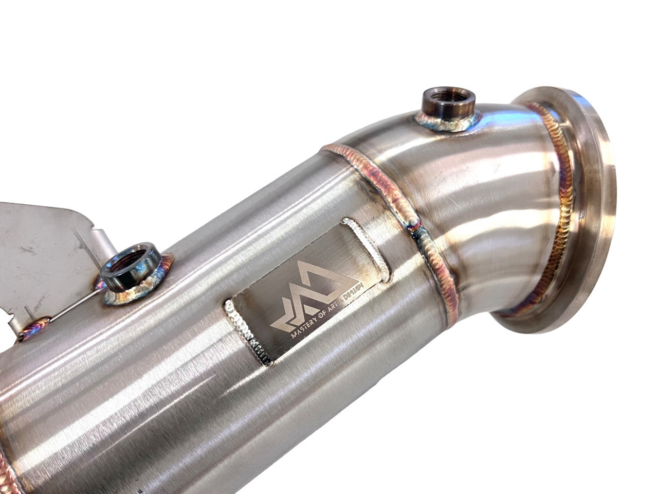 MAD B58 4.5" Catted Downpipe W/ Bracket BMW F, G Chassis & Supra-Exhaust-Silicon Valley Bimmer