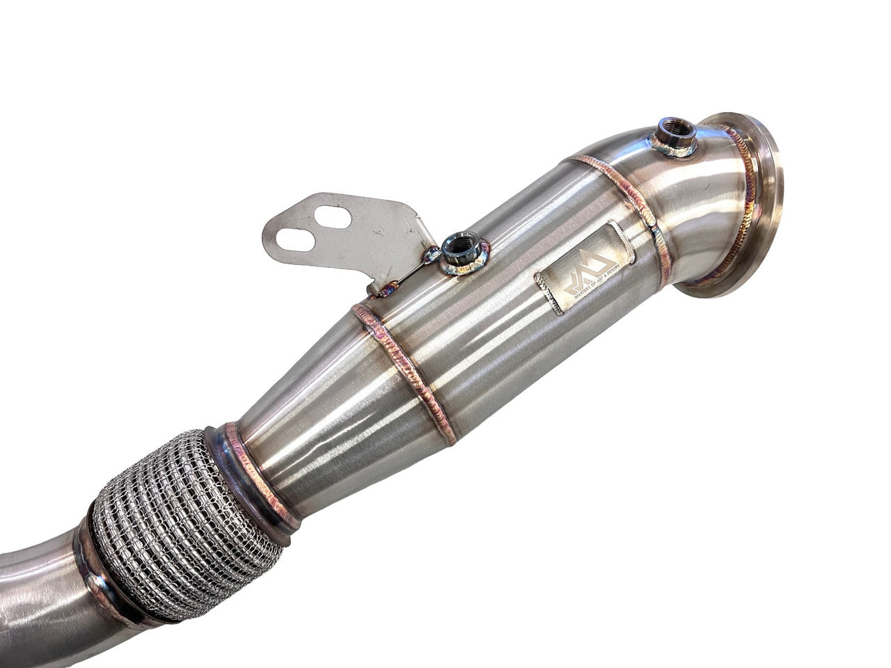 MAD B58 4.5" Catted Downpipe W/ Bracket BMW F, G Chassis & Supra-Exhaust-Silicon Valley Bimmer