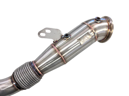 MAD B58 4.5" Catted Downpipe W/ Bracket BMW F, G Chassis & Supra-Exhaust-Silicon Valley Bimmer