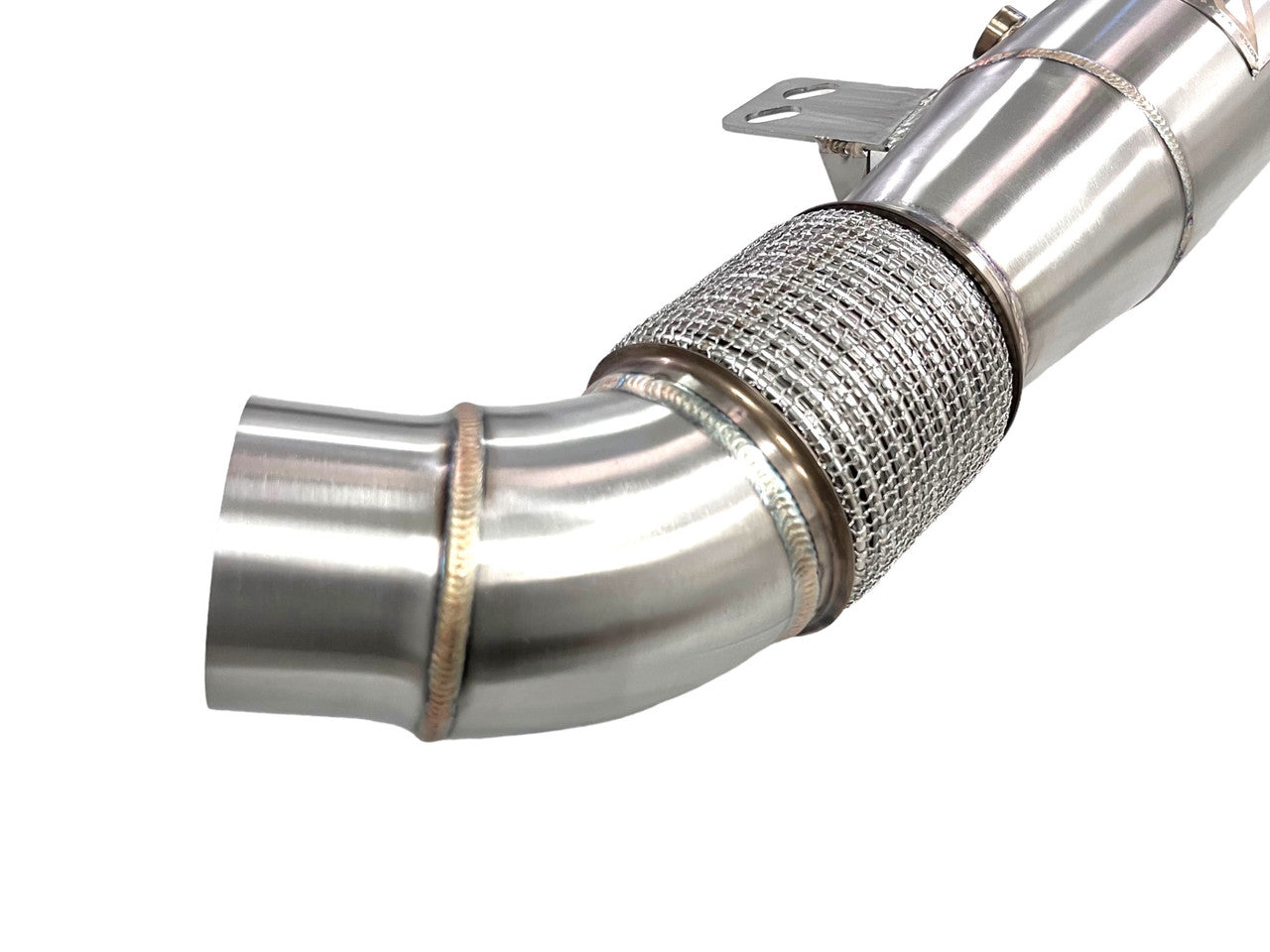 MAD B58 V2 4.5" Downpipe W/ Bracket BMW F, G Chassis & Supra-Exhaust-Silicon Valley Bimmer