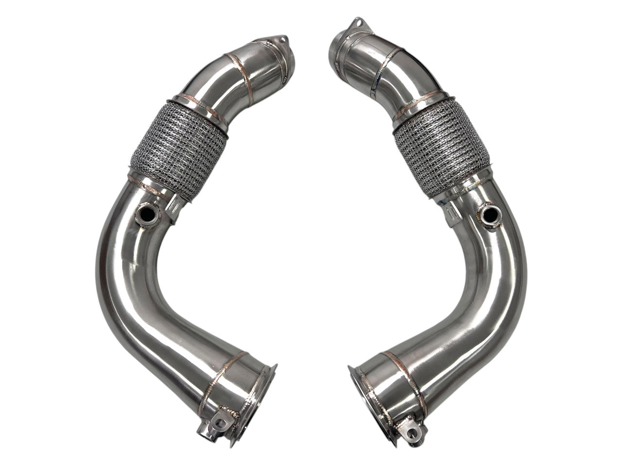 MAD BMW 2024+ X5M X6M F95 LCI F96 LCI Competition S68 Primary Downpipes Catless-Exhaust-Silicon Valley Bimmer
