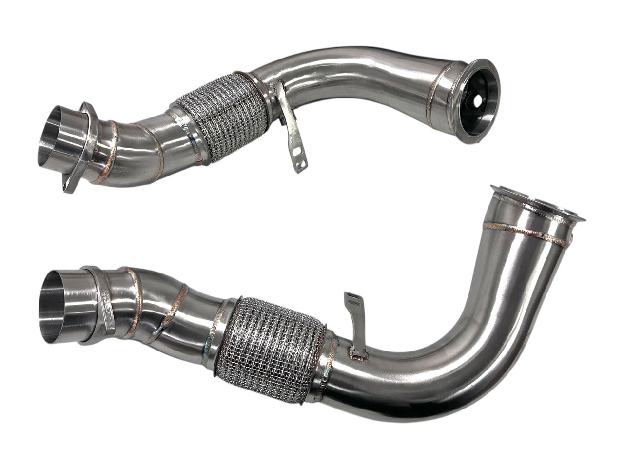 MAD BMW 2024+ X5M X6M F95 LCI F96 LCI Competition S68 Primary Downpipes Catless-Exhaust-Silicon Valley Bimmer