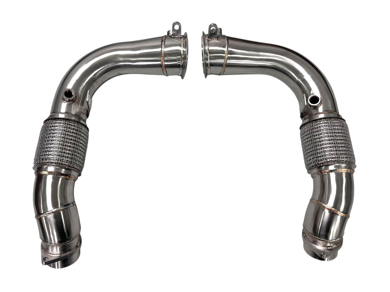 MAD BMW 2024+ X5M X6M F95 LCI F96 LCI Competition S68 Primary Downpipes Catless-Exhaust-Silicon Valley Bimmer