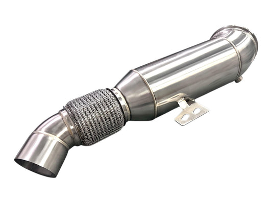 MAD BMW F & G Chassis 5" B58 Catted Downpipe M240 340 M340 440 M440 540 W/ No CEL Guarantee & Bracket-Exhaust-Silicon Valley Bimmer