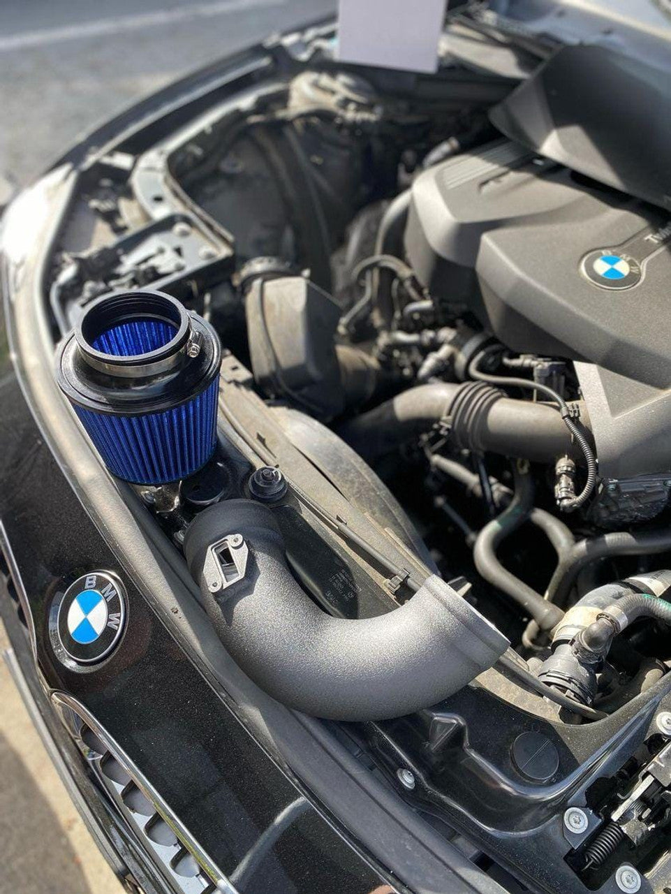 MAD BMW F3x B46 B48 230 330 430 High Flow Air Intake W/ Heat Shield-Performance-Silicon Valley Bimmer