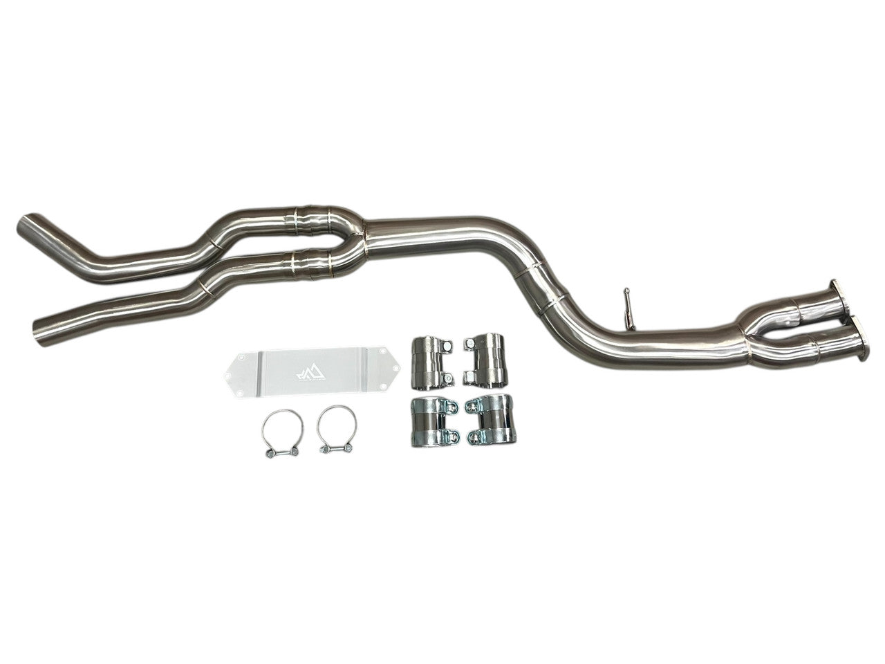 MAD BMW F87 M2C S55 Single Midpipe Non-Resonated W/ Brace-Exhaust-Silicon Valley Bimmer