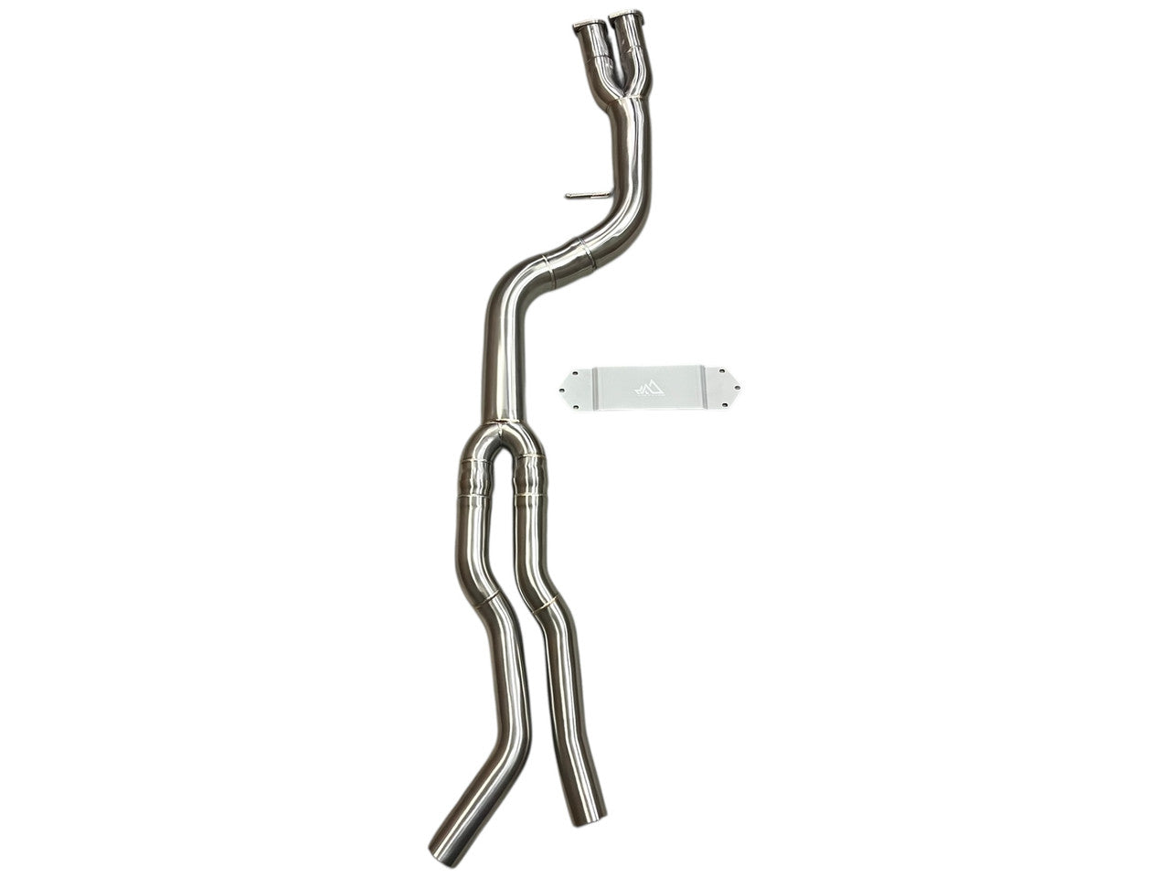 MAD BMW F87 M2C S55 Single Midpipe Non-Resonated W/ Brace-Exhaust-Silicon Valley Bimmer