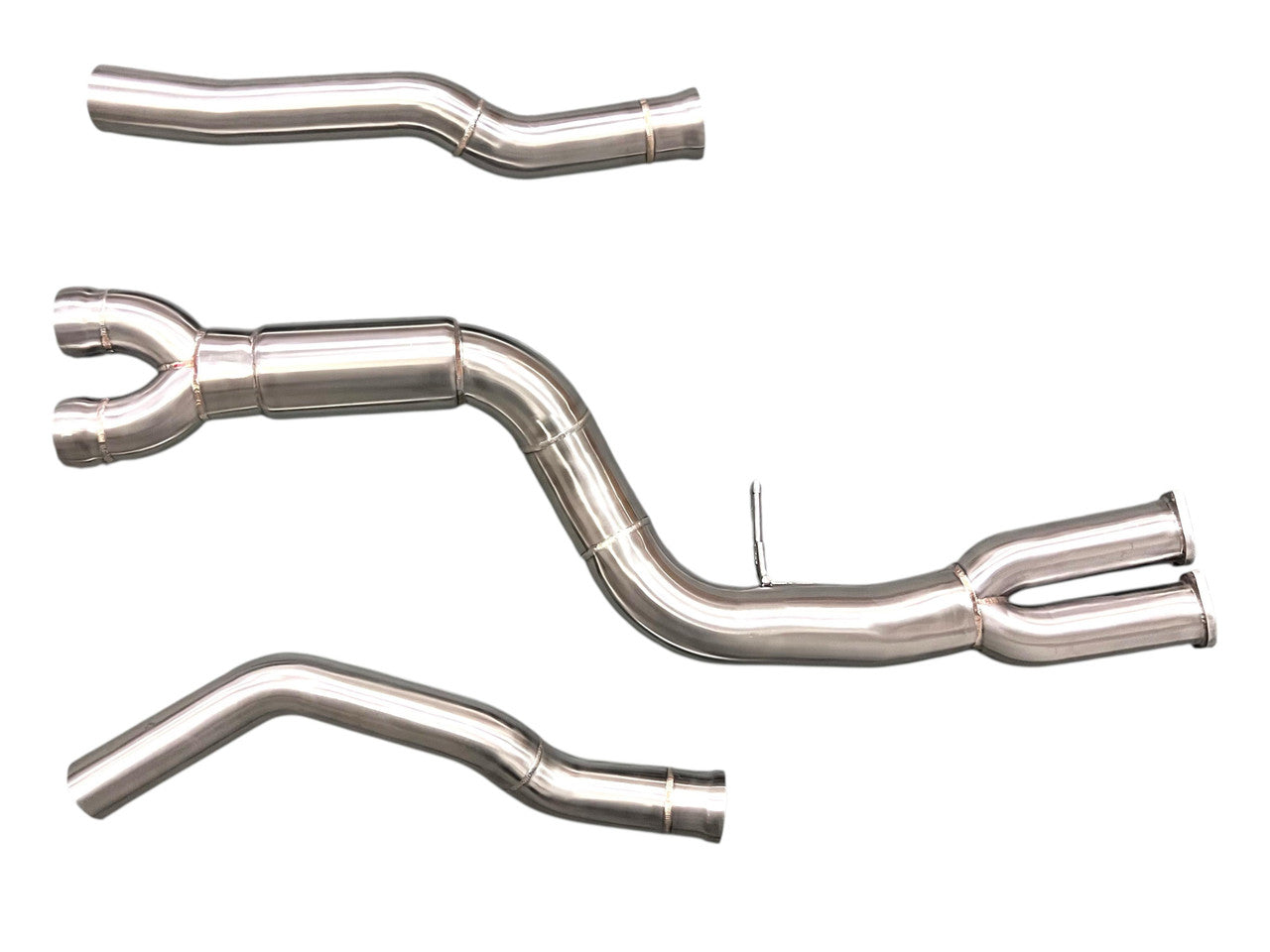 MAD BMW F87 M2C S55 Single Midpipe Resonated W/ Brace-Exhaust-Silicon Valley Bimmer