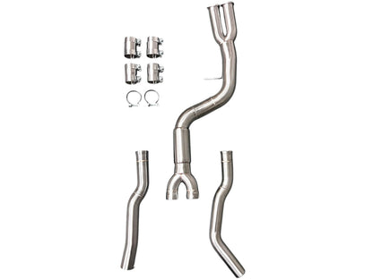 MAD BMW F87 M2C S55 Single Midpipe Resonated W/ Brace-Exhaust-Silicon Valley Bimmer