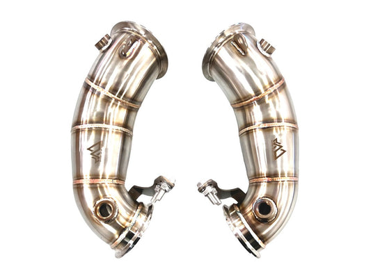MAD BMW F90 M5 F92 M8 FATBOY Primary Downpipes S63R-Exterior-Silicon Valley Bimmer