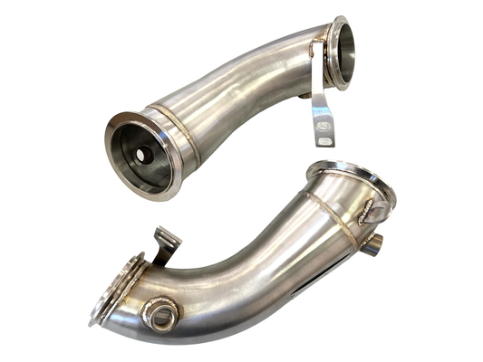 MAD BMW F90 M5 F92 M8 Primary Downpipes S63R-Exterior-Silicon Valley Bimmer