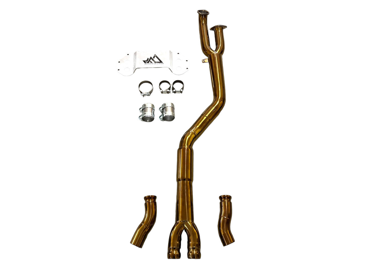 MAD BMW M3 M4 S58 G80 G82 Resonated Single Midpipe Titanium-Exhaust-Silicon Valley Bimmer