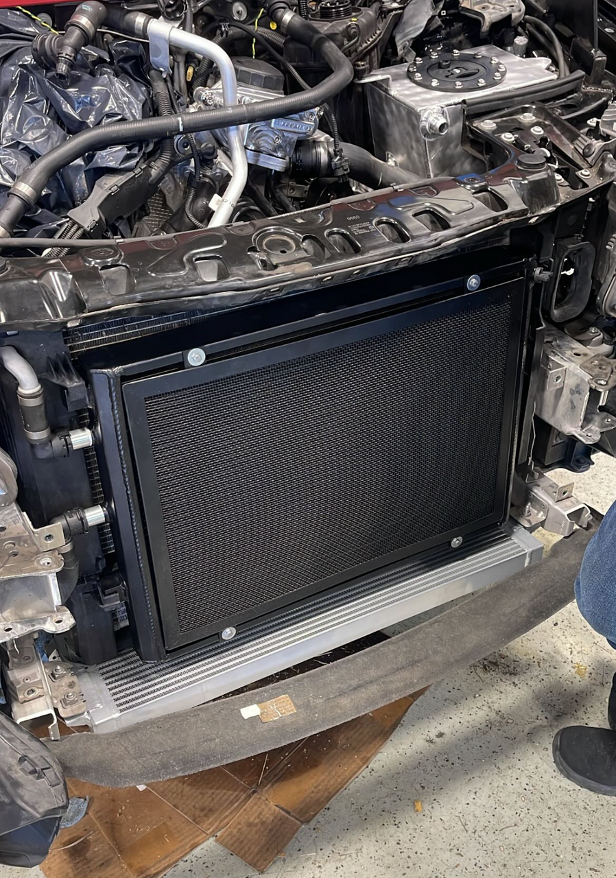 MAD BMW S55 Front Mount Heat Exchanger w/ Heat Shield M3 M4 M2 Competition-Performance-Silicon Valley Bimmer