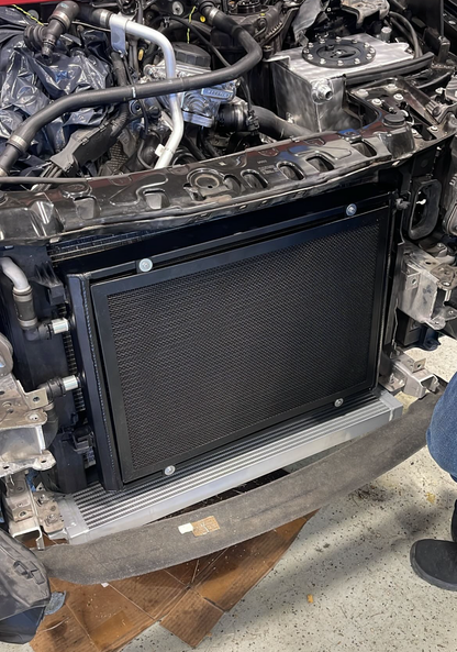MAD BMW S55 Front Mount Heat Exchanger w/ Heat Shield M3 M4 M2 Competition-Performance-Silicon Valley Bimmer