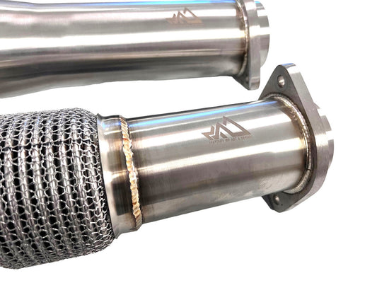 MAD BMW S58 3.5" Fat Boy Downpipes M2 M3 M4 G87 G80 G82 G83-Exhaust-Silicon Valley Bimmer