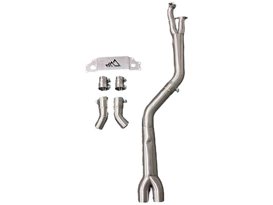 MAD BMW S58 4" Fat Boy Single Midpipe M2 G87-Exhaust-Silicon Valley Bimmer